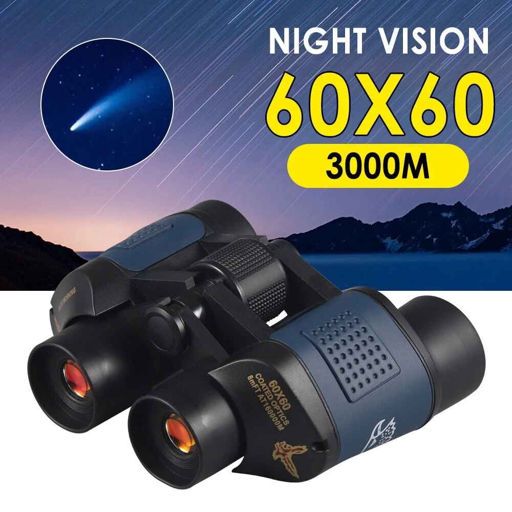 KingFurt 60x60mm Day and Night Vision Binoculars