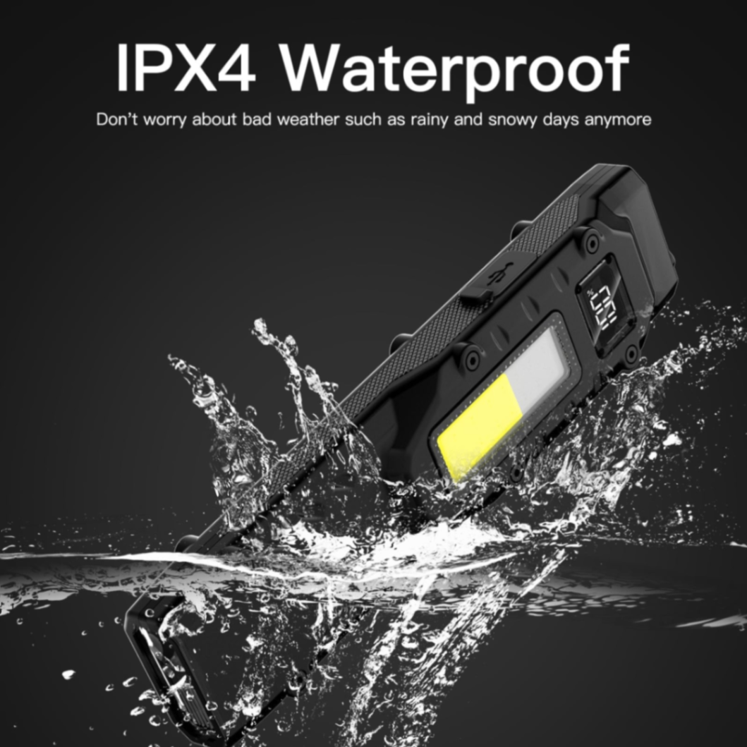 Compact USB-C Tactical Flashlight – 1000 Lumens