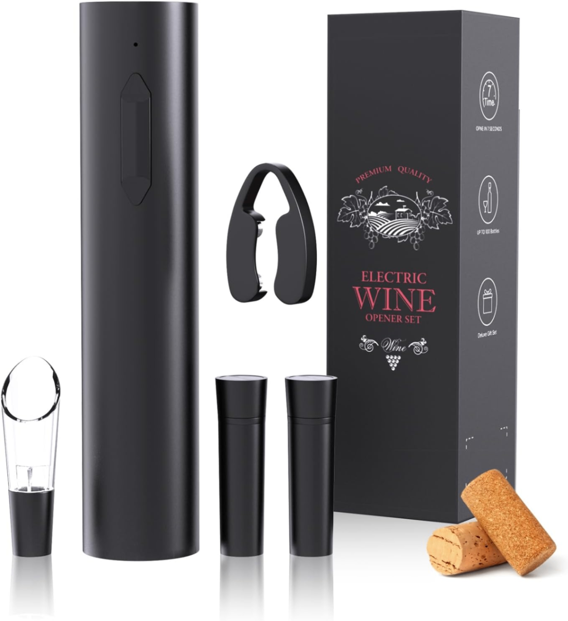 Luxury Electric Wine Opener with Charging Base