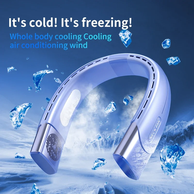 Bladeless Rechargeable Neck Cooling Fan