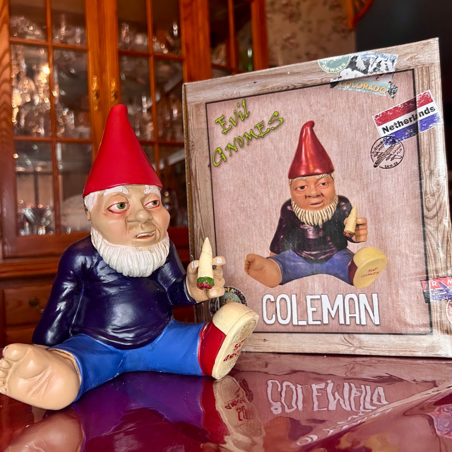 Evil Gnome "Coleman" β Limited Edition Horror Collectible Garden Gnome Statue