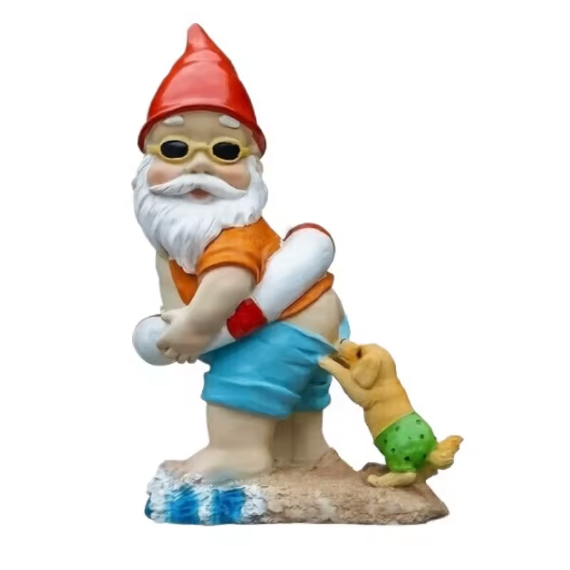 "Caught Cheekin'" – The Beach Prankster Gnome