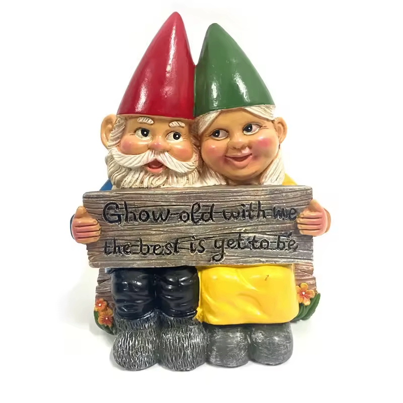 "Forever Frank & Grace" β The Growing Old Together Gnomes