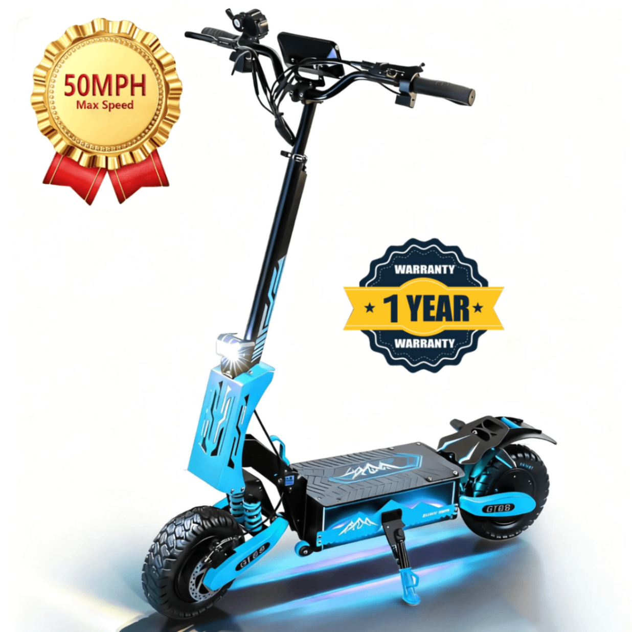 GT08 5600W Dual Motor Electric Scooter β 50 MPH High-Performance Off-Road Beast