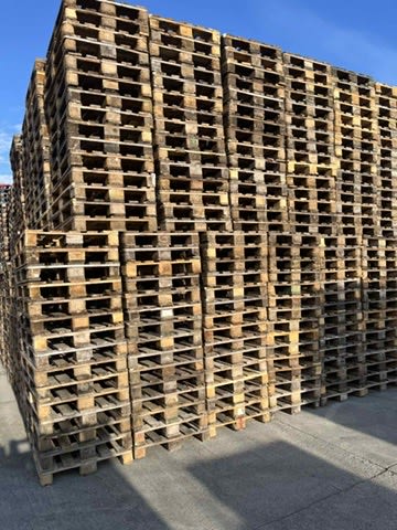 Used Grey EUR Pallet 4