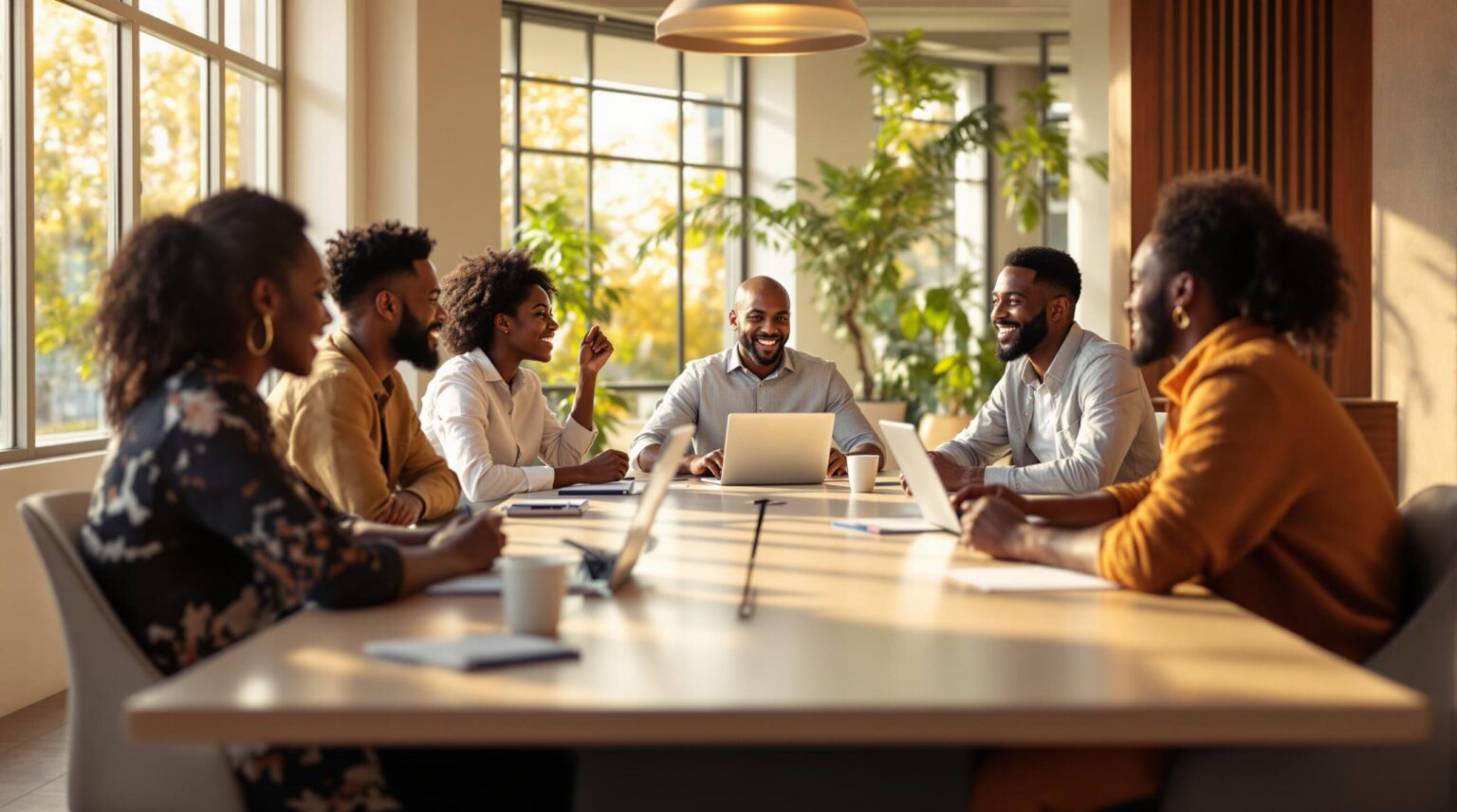 LOGiiC Team in a meeting