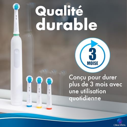 Vue 3 de Oralvista Brossette Oralb Compatibles
