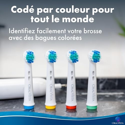 Vue 6 de Oralvista Brossette Oralb Compatibles