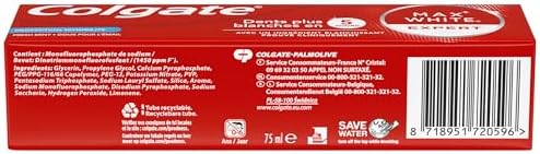Vue 3 de Colgate Dentifrice Max White