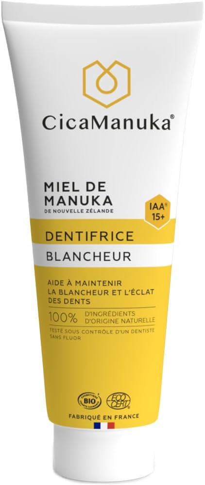 Cicamanuka Dentifrice Blancheur Au