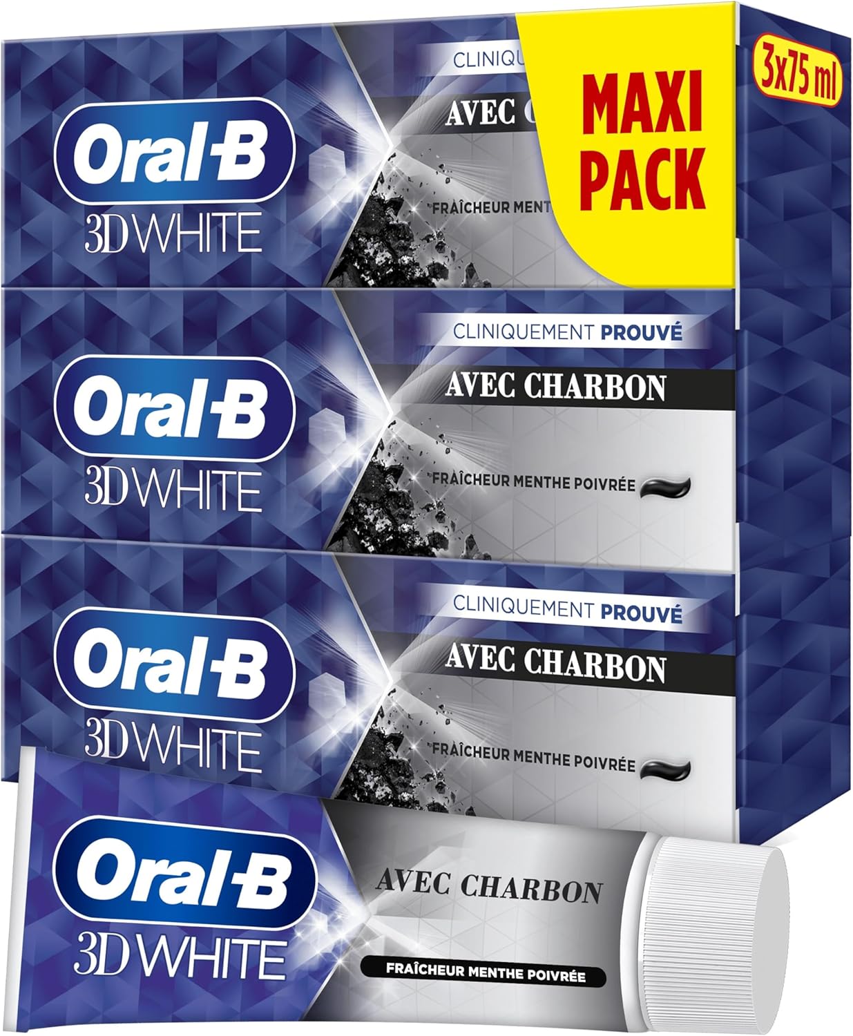 Oralb Dentifrice Charbon