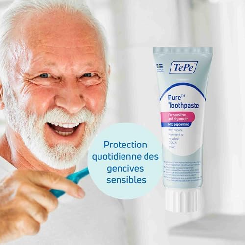 Vue 3 de Dentifrie Tepe Pure Menthe