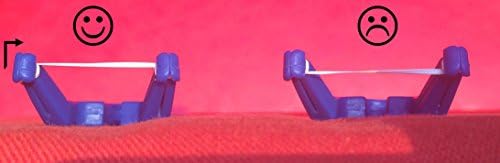 Vue 4 de Portefil Dentaire Flossgrip Bleu