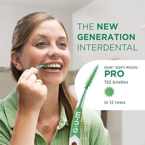 Vue 4 de Batonnets Interdentaires Gum Softpicks