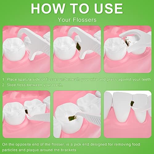 Vue 6 de Fils Dentaire Avec Manche