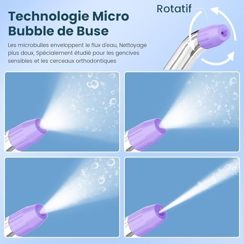 Vue 3 de Auiei Jet Dentaire Hydropulseur