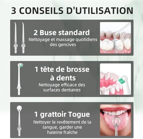 Vue 3 de Jet Dentaire Hydropulseur Jet