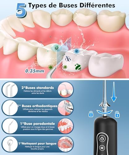 Vue 4 de Etrobot Jet Dentaire Hydropulseur