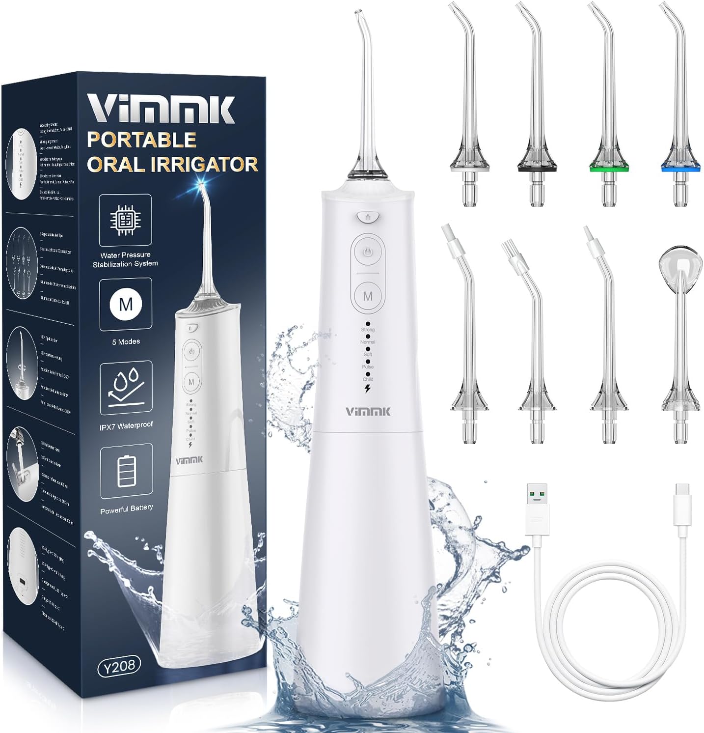 Vimmk Jet Dentaire Hydropulseur