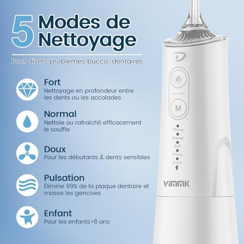 Vue 2 de Vimmk Jet Dentaire Hydropulseur