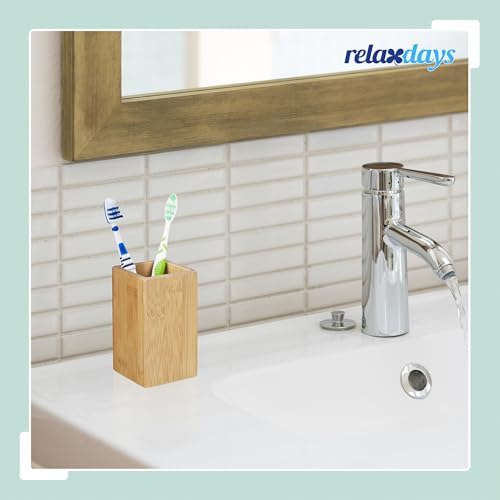 Vue 2 de Relaxdays Gobelet Porte Brosse