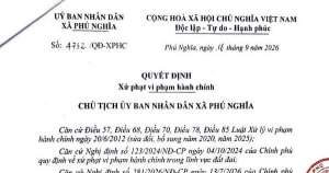 Hà Nội: Sau phản ánh của Tạp chí Môi trường và Cuộc sống, xã Phú Nghĩa xử phạt 45 triệu đồng vụ hủy hoại đất