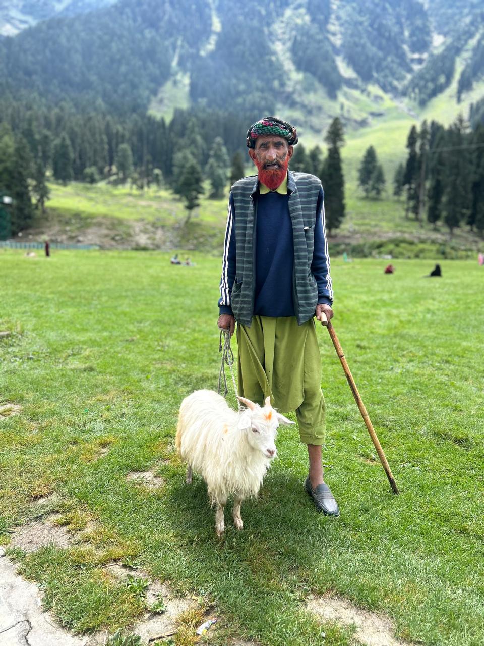 Mountain valley landscape in Gurez, Kashmir