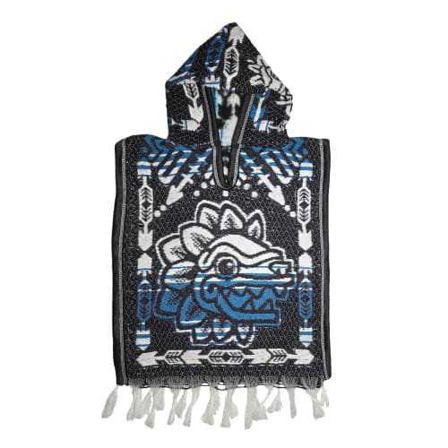 Gabán Artesanal Infantil - Diseño Quetzalcóatl y Ajolote - vista 1