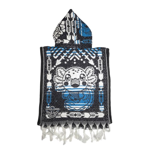 Gabán Artesanal Infantil - Diseño Quetzalcóatl y Ajolote - vista 2