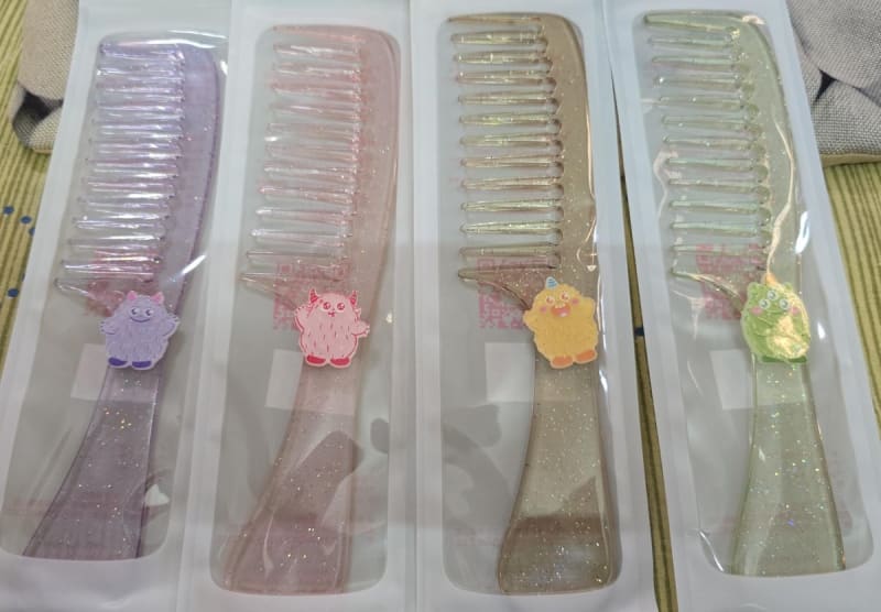 Pastel Combs with Cute Monsters