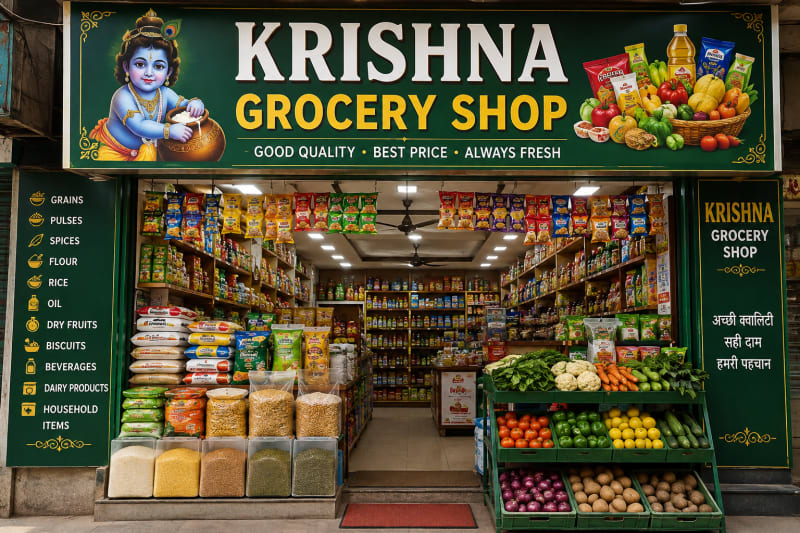 Krishna grocery shop