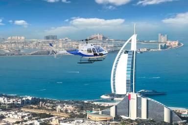 Dubai Helicopter Tour over the Palm Jumeirah and Burj Al Arab