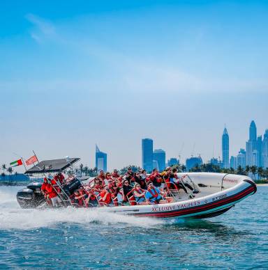 Dubai Speedboat Tour: Marina, Palm, Atlantis and Burj Al Arab
