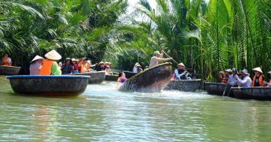 Coconut Basket Boat Ride and Fishing Experience in Hoi An