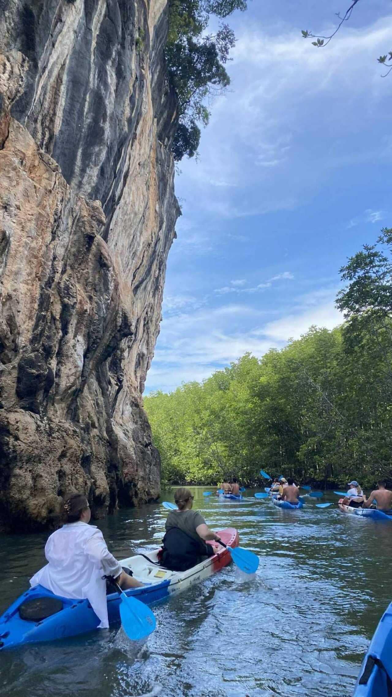 Ao Thalane Kayaking: Limestone Canyons and Monkey Coves 2