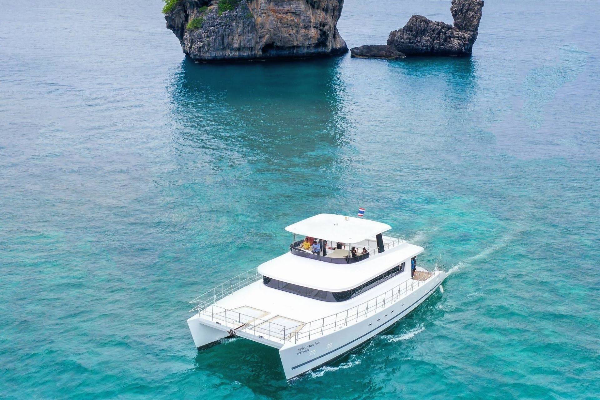 Power Catamaran Sunset Sail Around the Four Islands — guided tour in Krabi