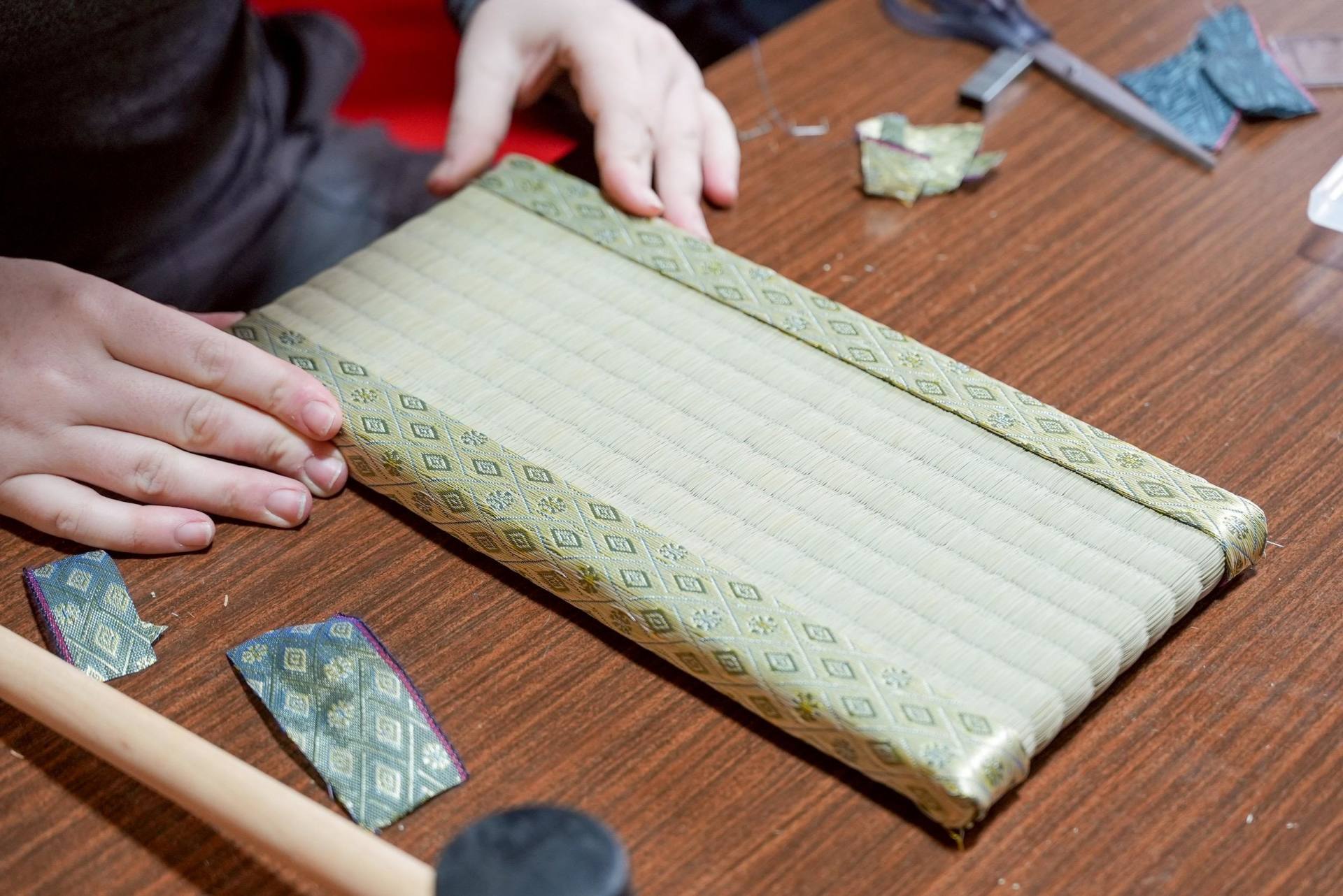 Make Your Own Mini Tatami Mat in a Nara Townhouse, with Tea and Sweets 2