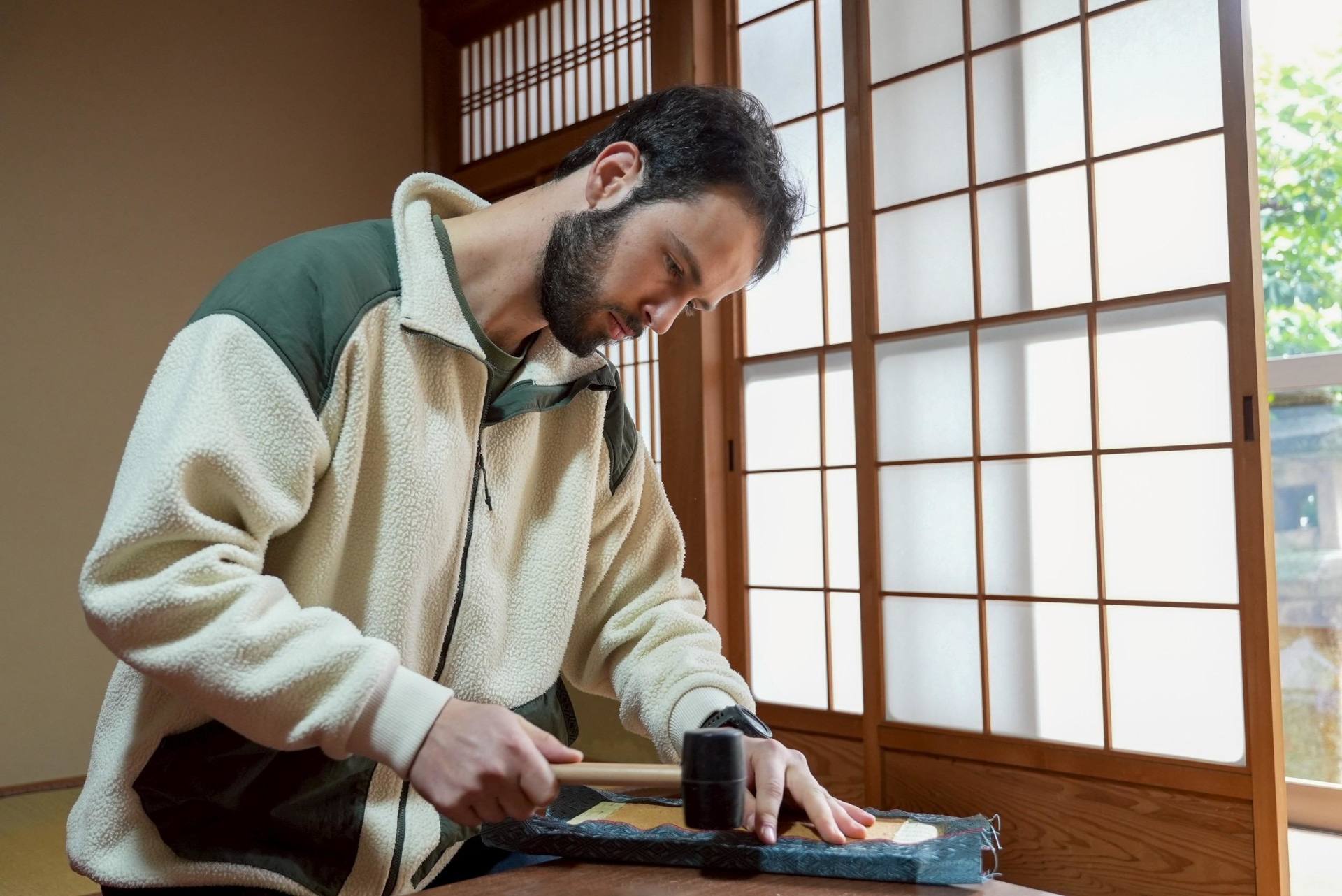 Make Your Own Mini Tatami Mat in a Nara Townhouse, with Tea and Sweets 3