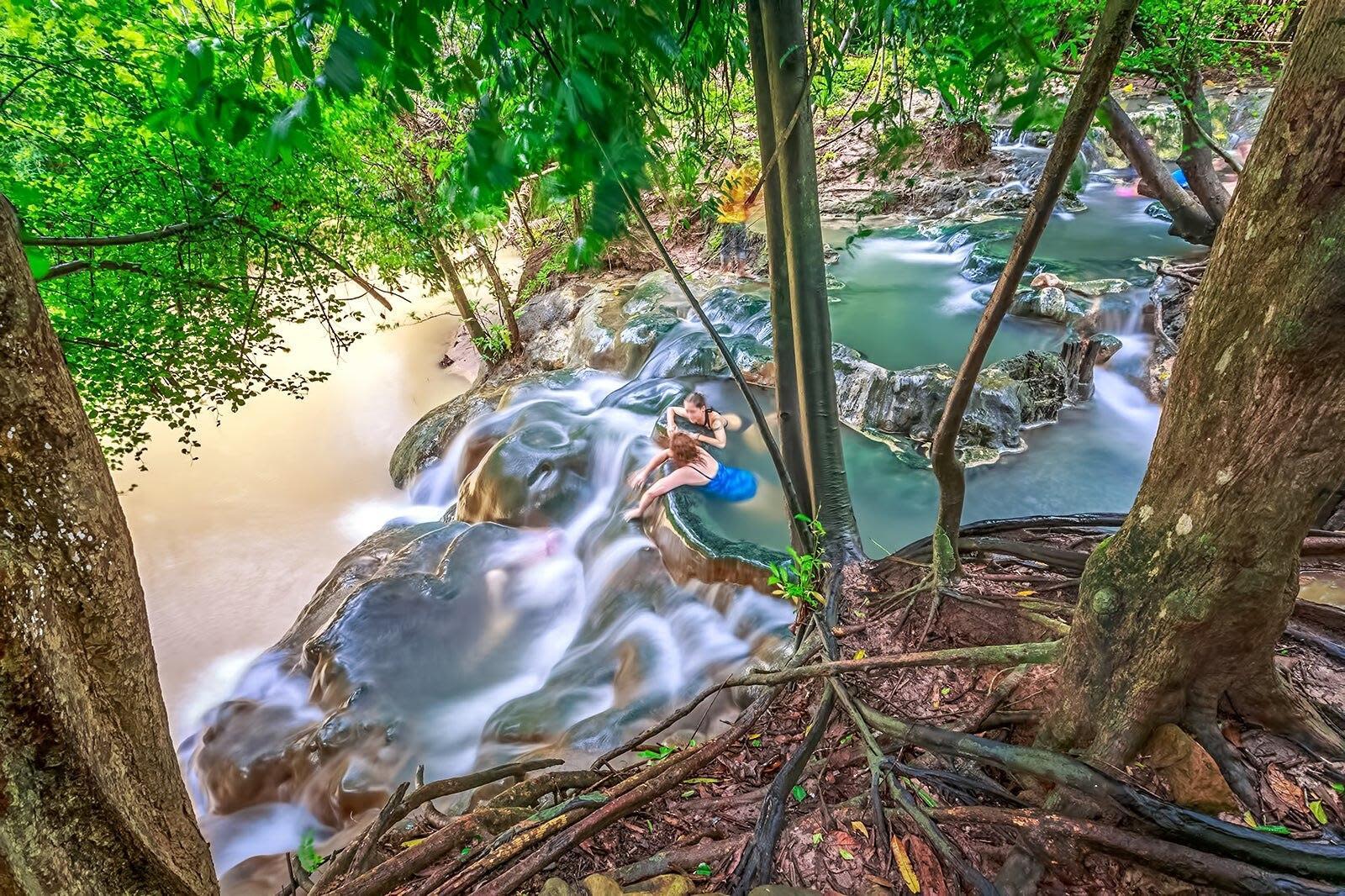 Emerald Pool, Hot Spring Waterfall and Jungle ATV Ride