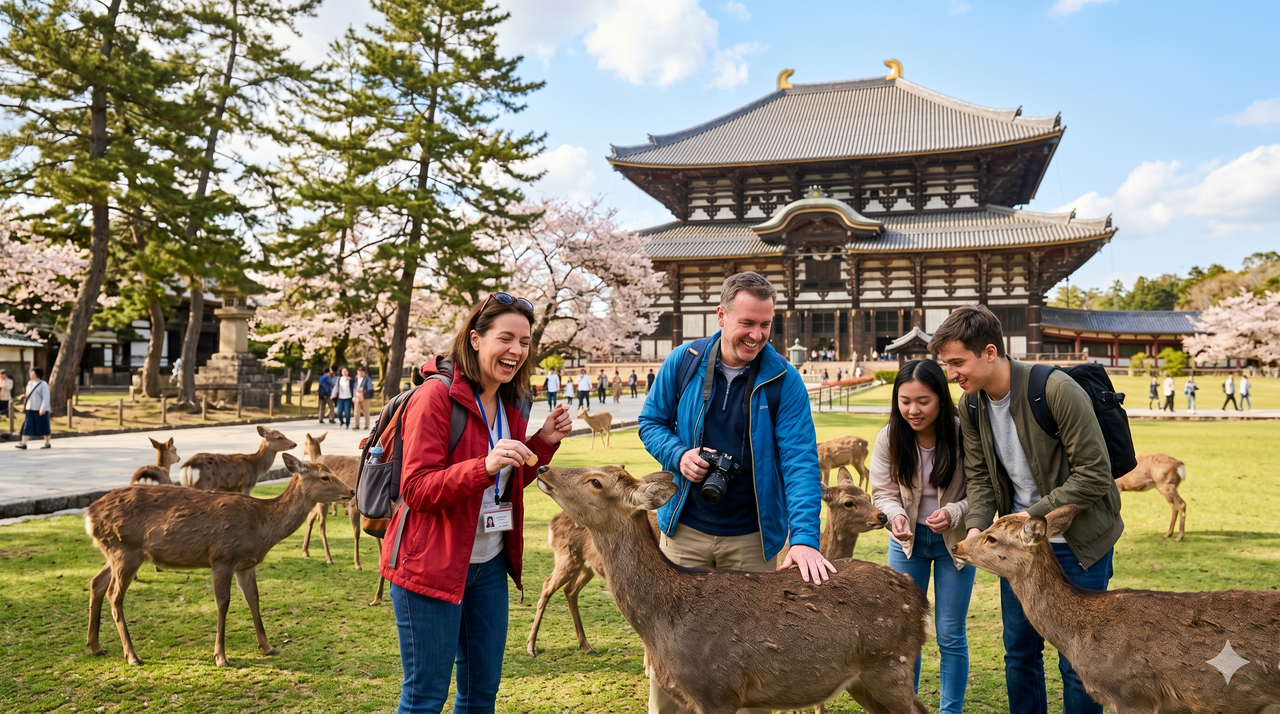 Nara with a Government-Licensed Guide: Custom Full-Day Walk from Kyoto