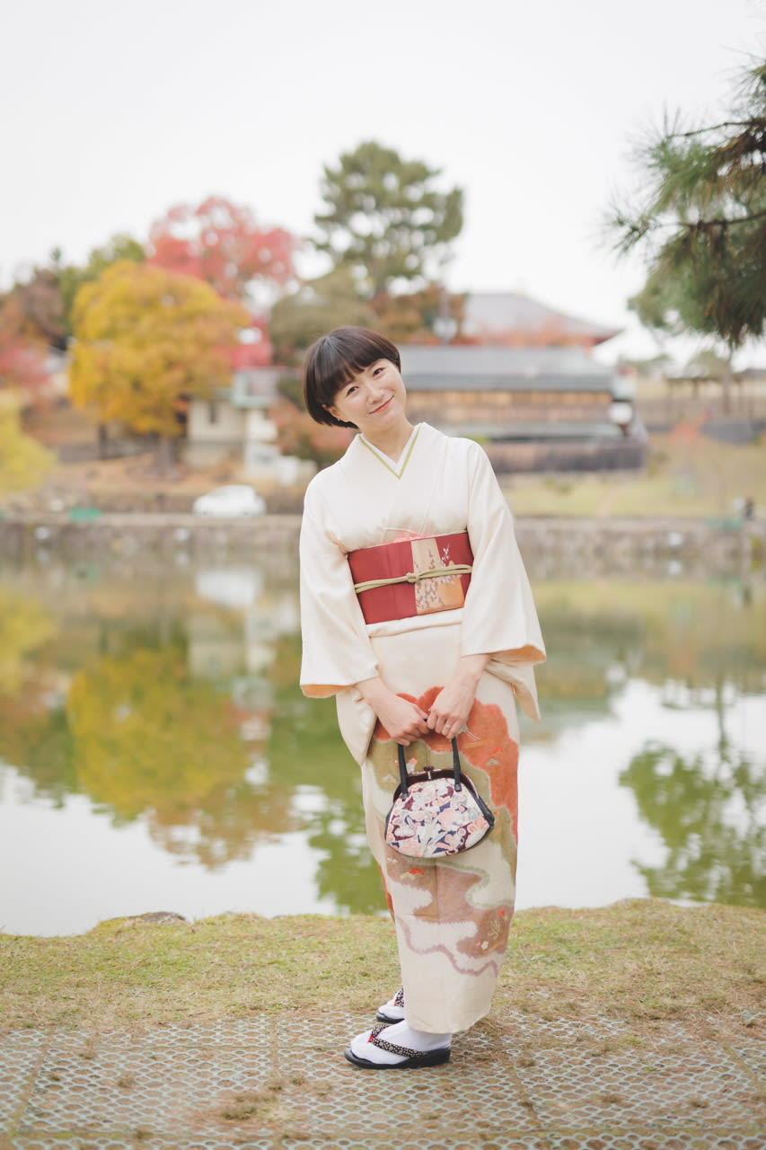 Nara Park Kimono Photo Session for Couples with Studio Shoot
