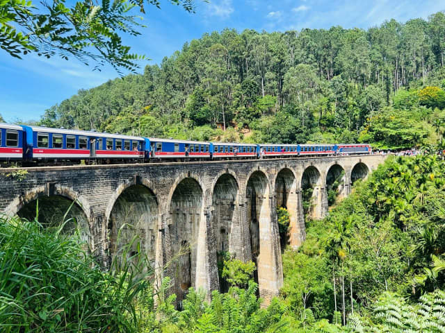 Ella Tuk-Tuk Tour with Little Adam's Peak, the Nine Arch Bridge and a Waterfall Swim