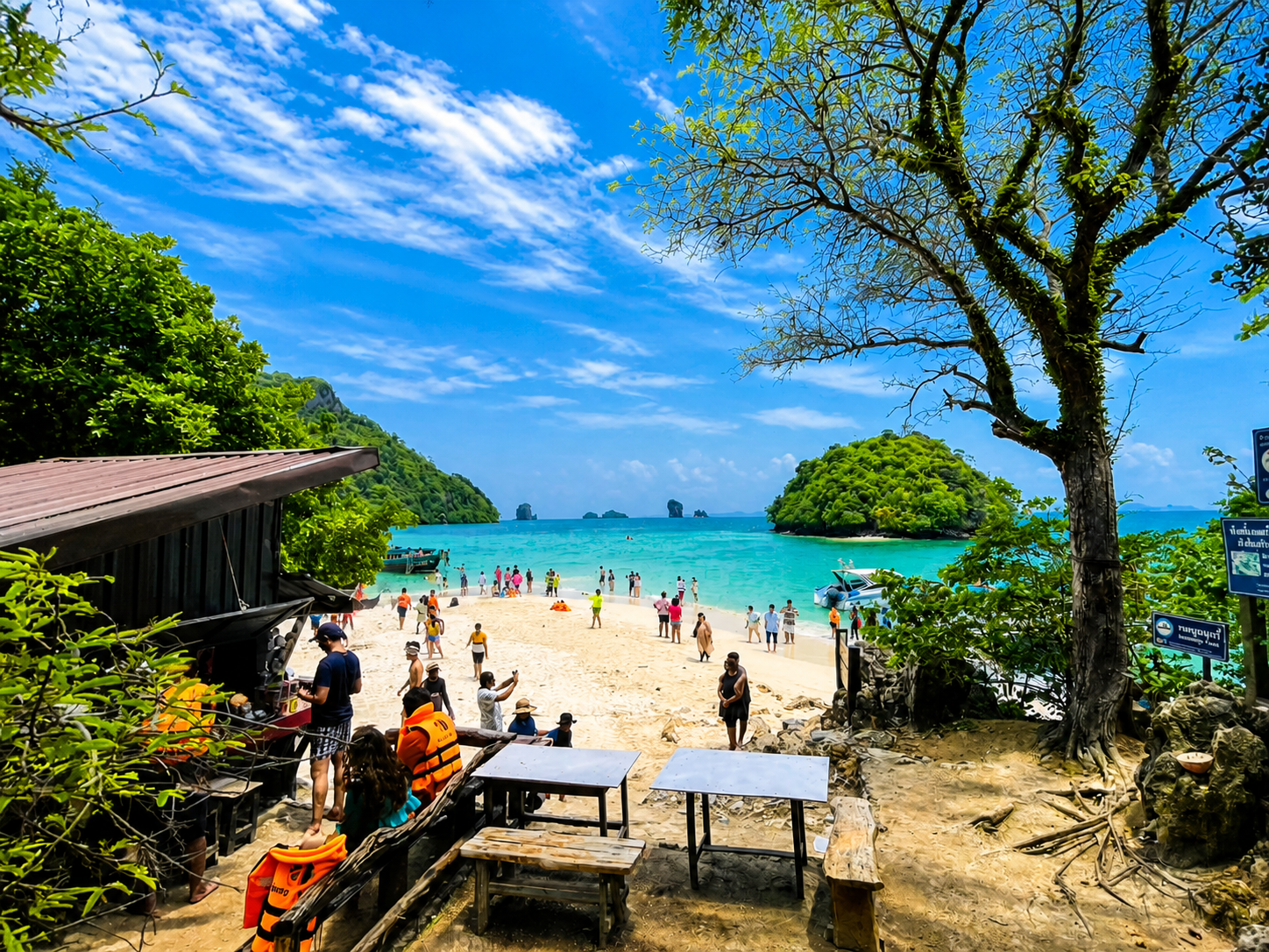 Afternoon Four Islands Boat Trip with Buffet Lunch