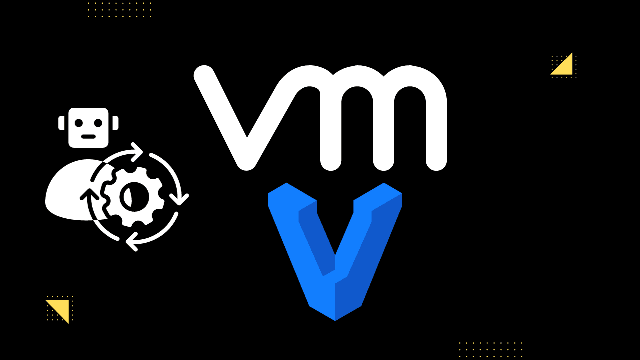 Image of VMware and Vagrant logos