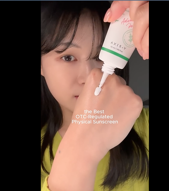 US OTC certified sunscreen #chxrryglowy #skincareroutine