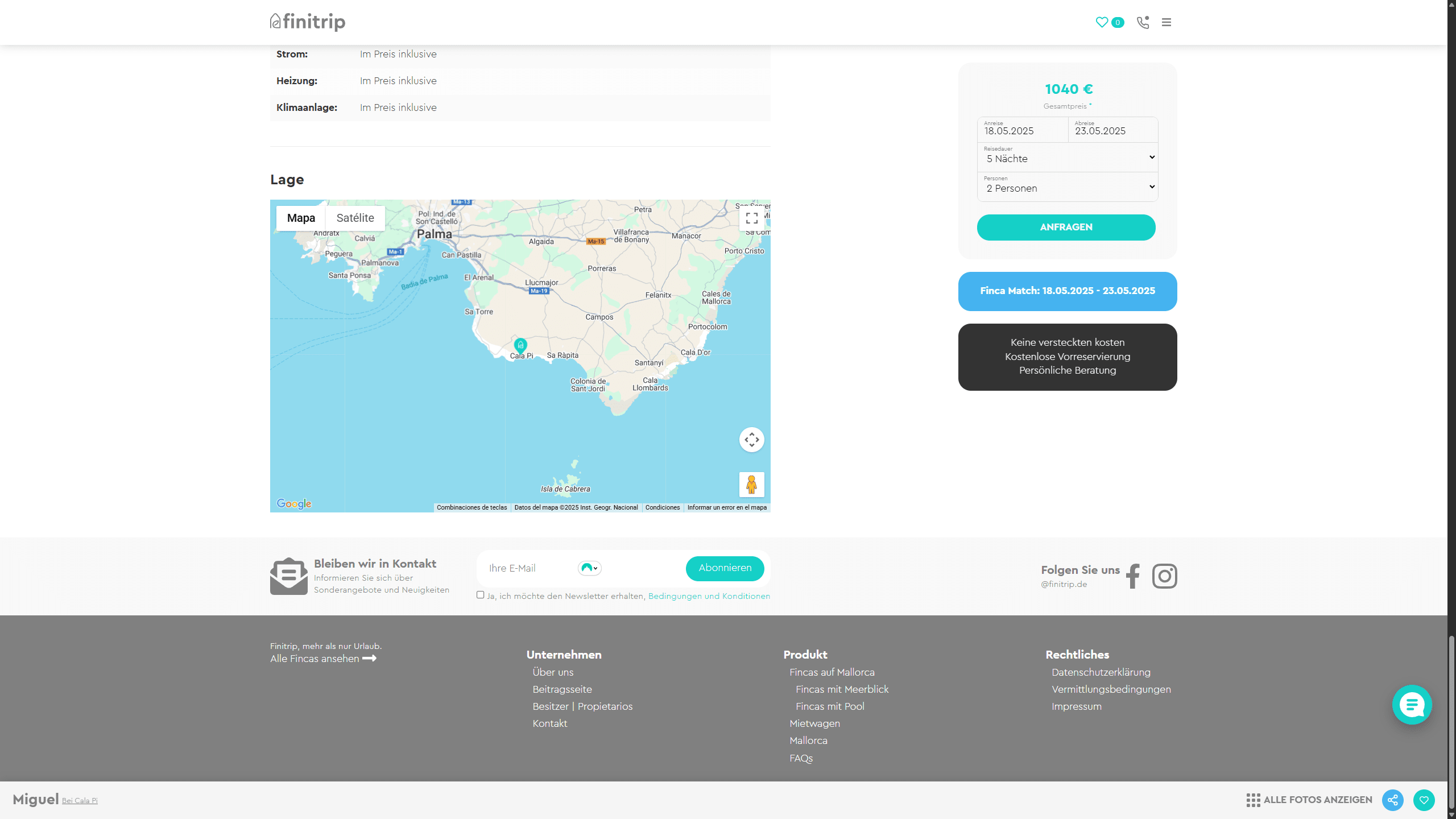 Interactive map