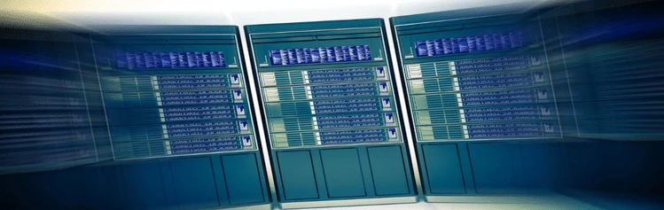 a room of dedicated servers