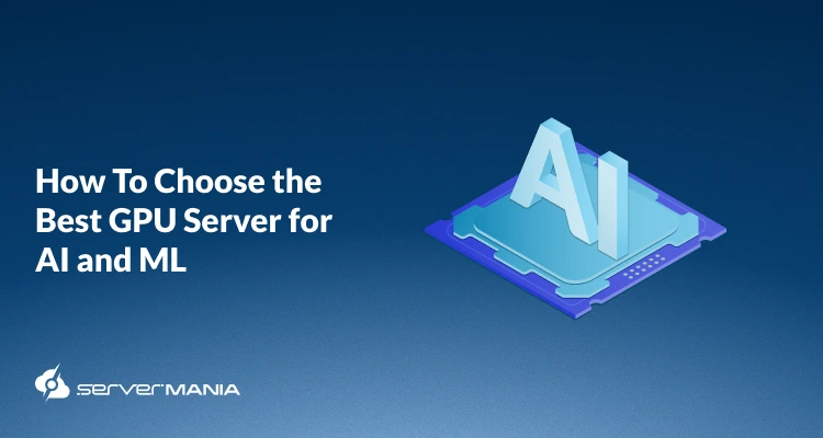 A featured image illustrating the best server GPU for natural language processing, AI and machine learning.