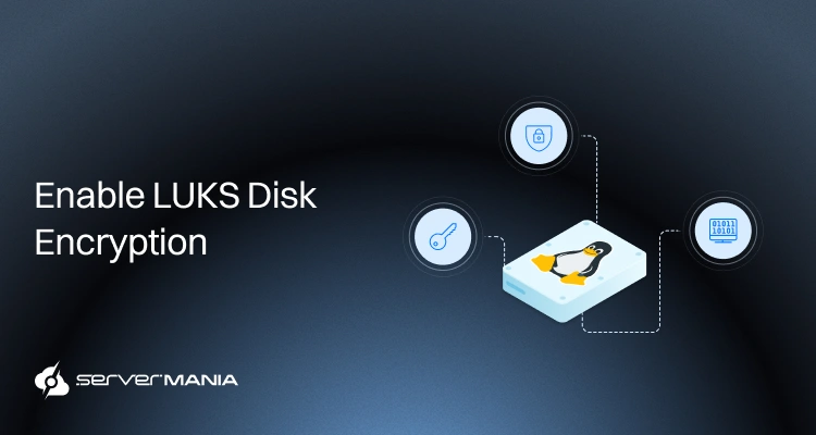 how to enable LUKS disk encryption on Linux
