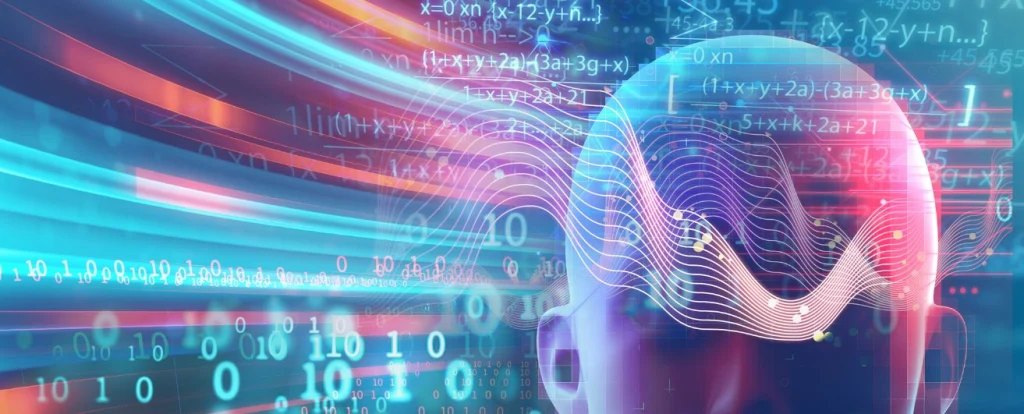 AI futuristic with calculations